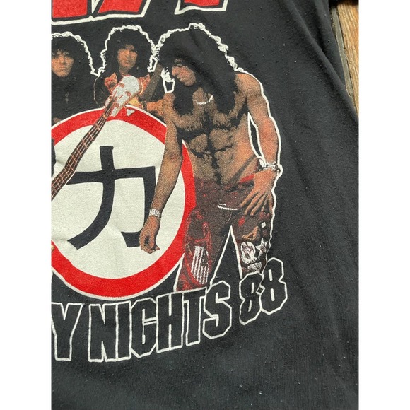 1988 Crazy Nights KISS Tee Mens Size Medium - Picture 4 of 4